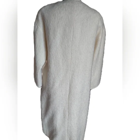 Rare Vintage Talbots Wool/Mohair Cream Coat - Picture 4 of 6